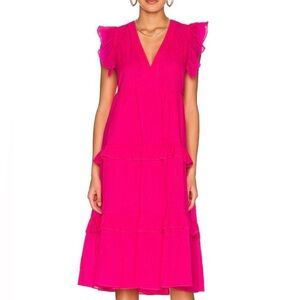 Chamomile Dress in Cherise sz S